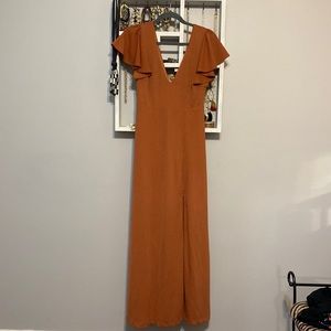 Birdy Grey Hannah Crepe dress (terracotta color)
